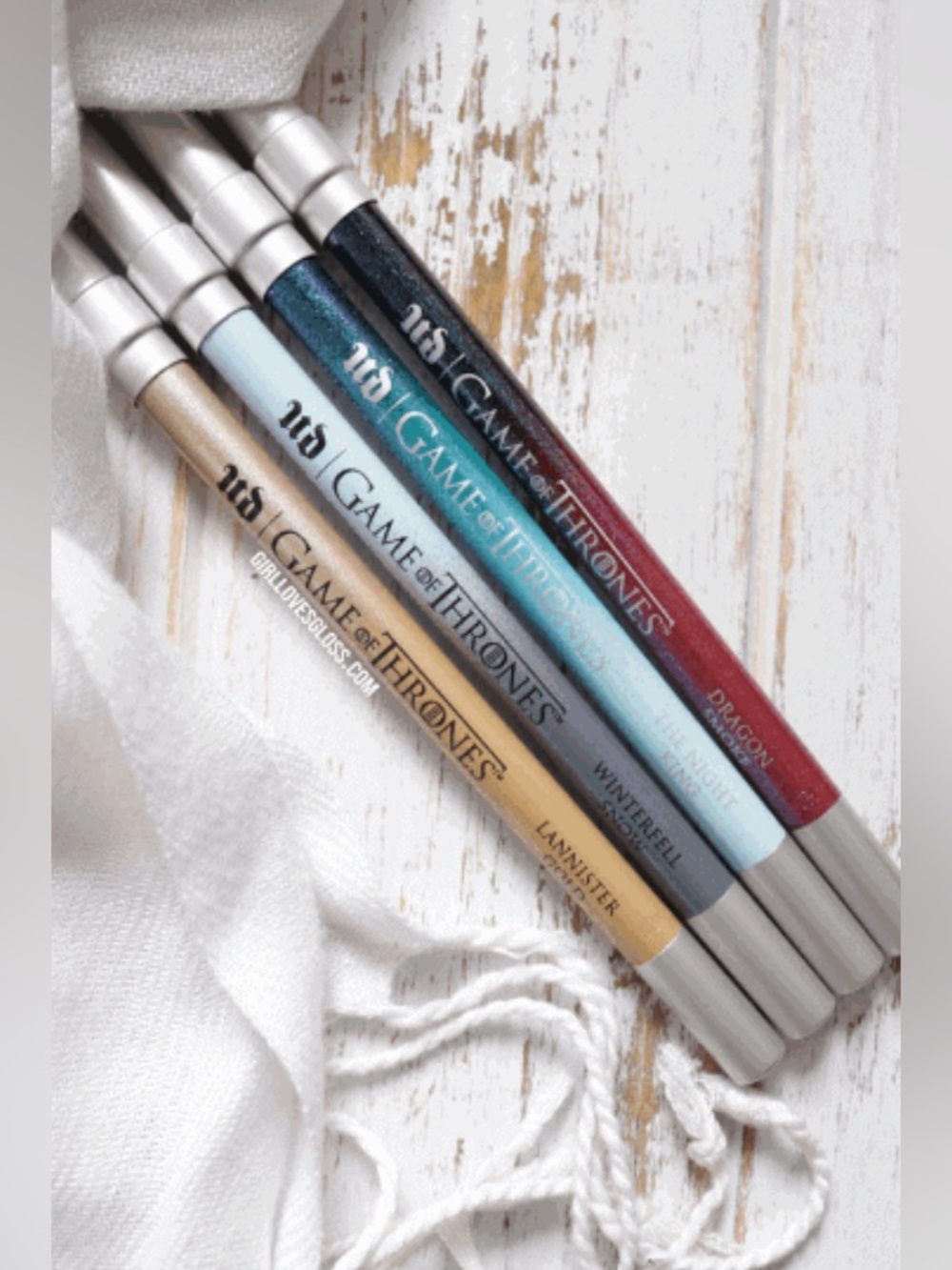 NIB Urban Decay Game of Thrones Eye Liner - Winterfell Snow